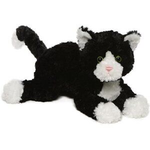 Sebastian Tuxedo Kitten Plush Toy, Premium Cat Stuffed Animal for Ages 1 and Up